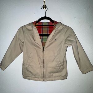 Vintage 90's Polo Ralph Lauren Reversible Toddler Kids Jacket